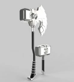 Nikko Industries Thor Play Arts Kai Weapons STL