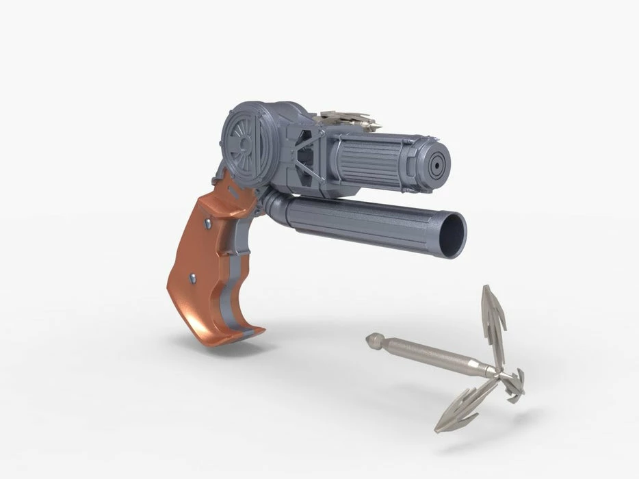 Nikko Industries Batman Grappling Gun STL 3 Nikko Industries Batman Grappling Gun STL - Image 3