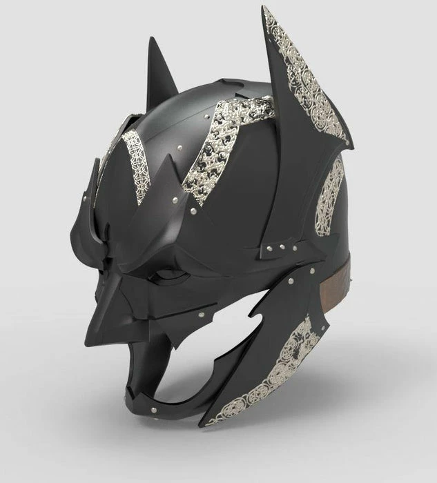 Nikko Industries Medieval Batman Helmet STL 3 Nikko Industries Medieval Batman Helmet STL - Image 3
