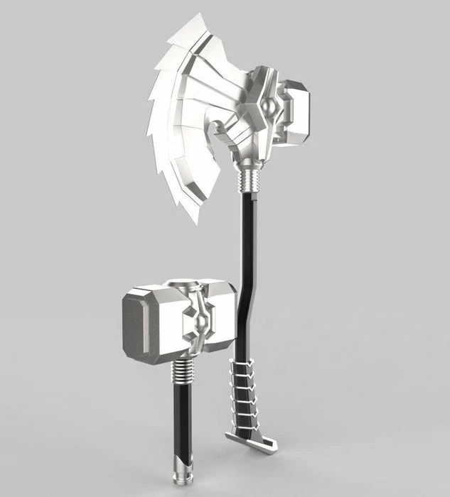 Nikko Industries Thor Play Arts Kai Weapons STL 5 Nikko Industries Thor Play Arts Kai Weapons STL - Image 5