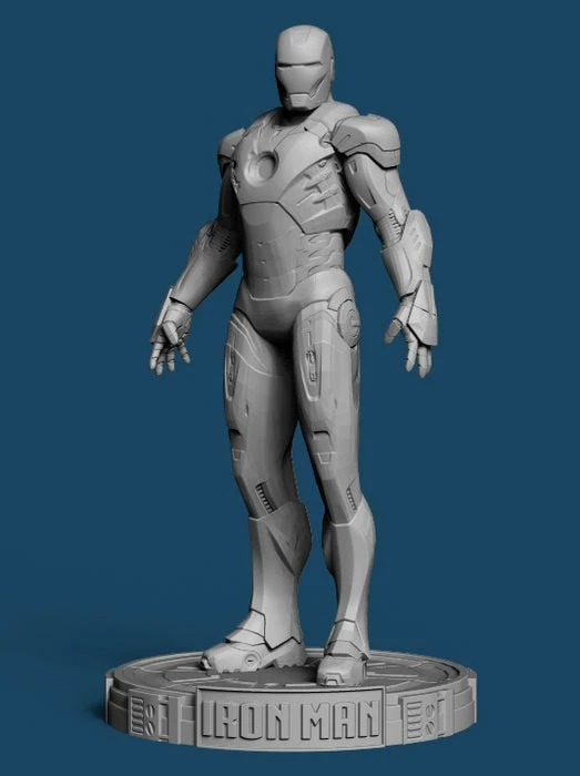 Nikko Industries Iron Man MK7 Flying Figure Stl