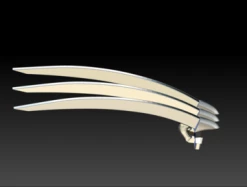 Nikko Industries Wolverine Classic Comic Claws Stl