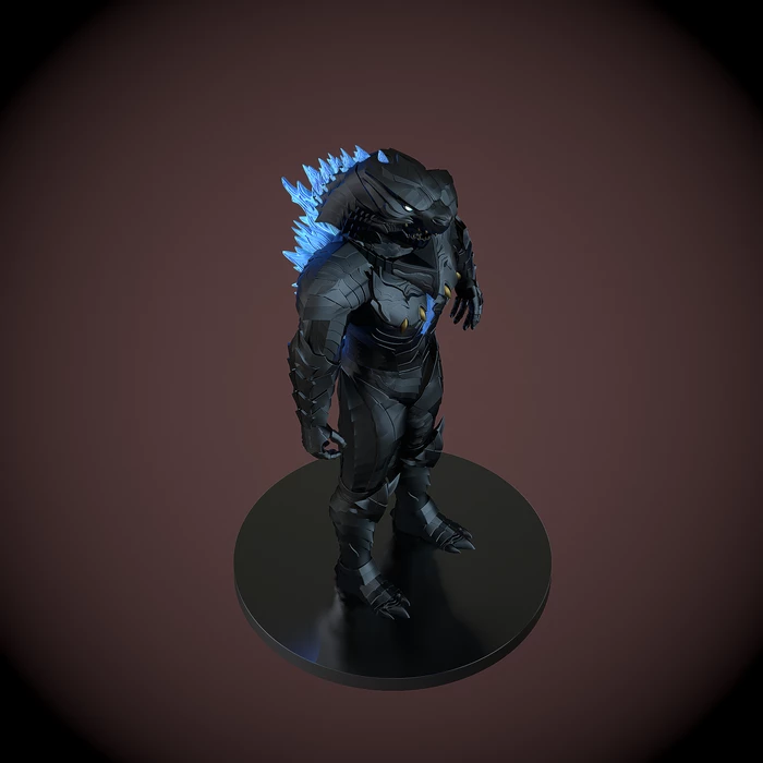 Nikko Industries Godzilla Armor 3d Printed Armor STL 2 Nikko Industries Godzilla Armor 3d Printed Armor STL - Image 2