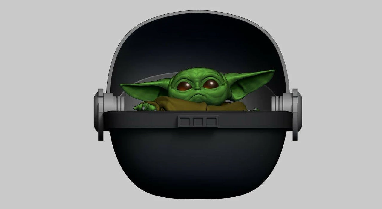 Nikko Industries Baby Yoda Eating Frog Stl 2 Nikko Industries Baby Yoda Eating Frog Stl - Image 2