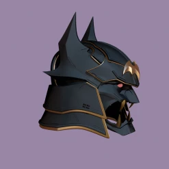 Nikko Industries Shogun Batman Helmet Stl
