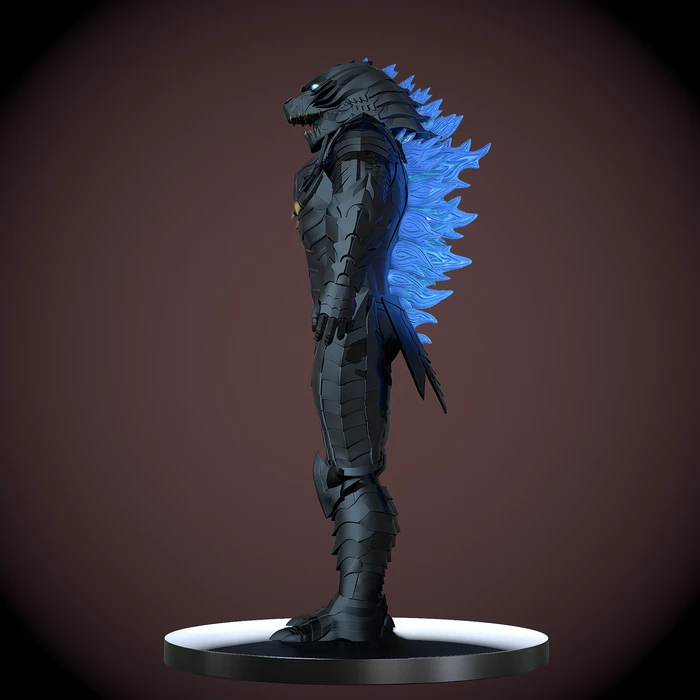 Nikko Industries Godzilla Armor 3d Printed Armor STL 4 Nikko Industries Godzilla Armor 3d Printed Armor STL - Image 4