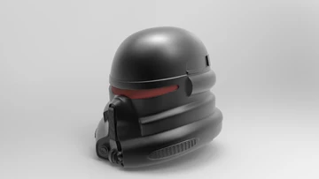 Nikko Industries First Order Royal Pilot Helmet STL 2 Nikko Industries First Order Royal Pilot Helmet STL - Image 2