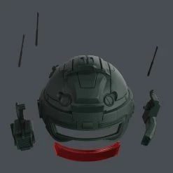 Nikko Industries Weapon X Helmet Stl