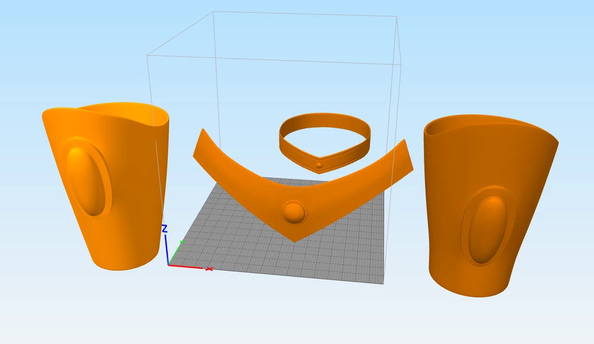 Nikko Industries Broly Armor STL 1 Nikko Industries Broly Armor STL