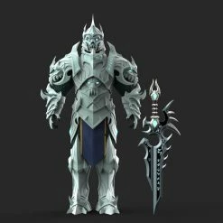 Nikko Industries Mawsworn Anduin Armor STL -cheap helmet store Chains of Domination Anduin FULL.4 700x700