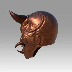 Nikko Industries Oni Mask STL Variant 2 -cheap helmet store DemonMask5 700x700