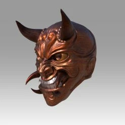 Nikko Industries Oni Mask STL Variant 2 -cheap helmet store DemonMask6 700x700