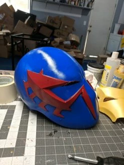 Nikko Industries Spiderman 2099 Mask Faceshell -cheap helmet store IMG 20190703 164420 525x700