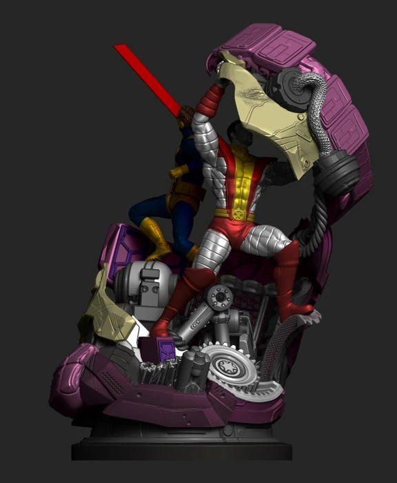 Nikko Industries Cyclops And Colossus Vs Sentinel STL 2 Nikko Industries Cyclops And Colossus Vs Sentinel STL - Image 2