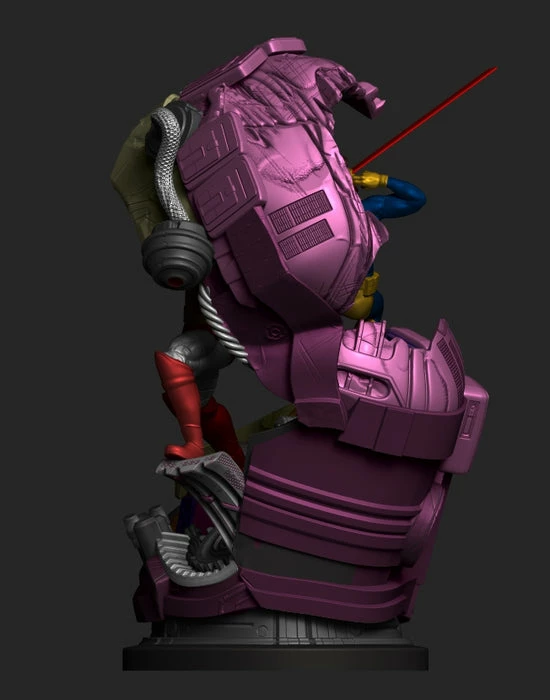 Nikko Industries Cyclops And Colossus Vs Sentinel STL 3 Nikko Industries Cyclops And Colossus Vs Sentinel STL - Image 3