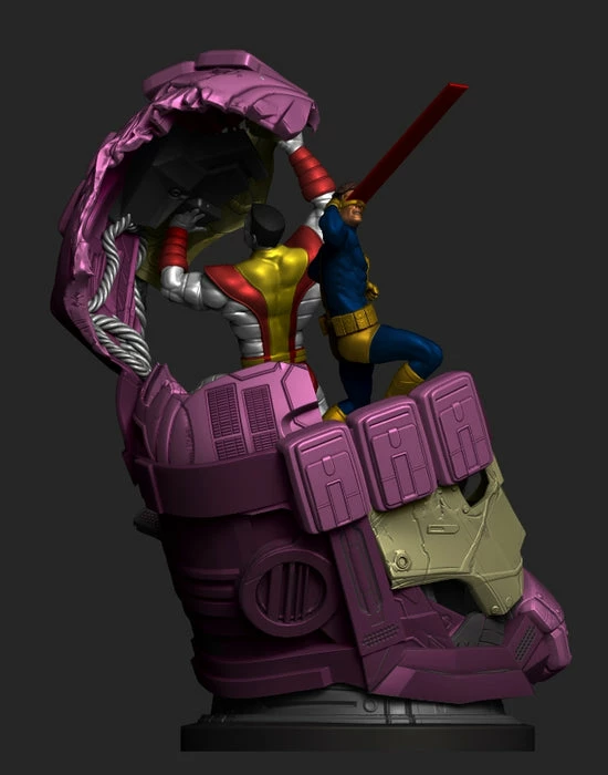 Nikko Industries Cyclops And Colossus Vs Sentinel STL 4 Nikko Industries Cyclops And Colossus Vs Sentinel STL - Image 4