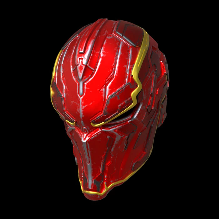 Nikko Industries Red Hood Samurai Oni Mask STL 6 Nikko Industries Red Hood Samurai Oni Mask STL - Image 6
