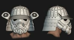 Nikko Industries Stormtrooper Samurai Oni Helmet STL