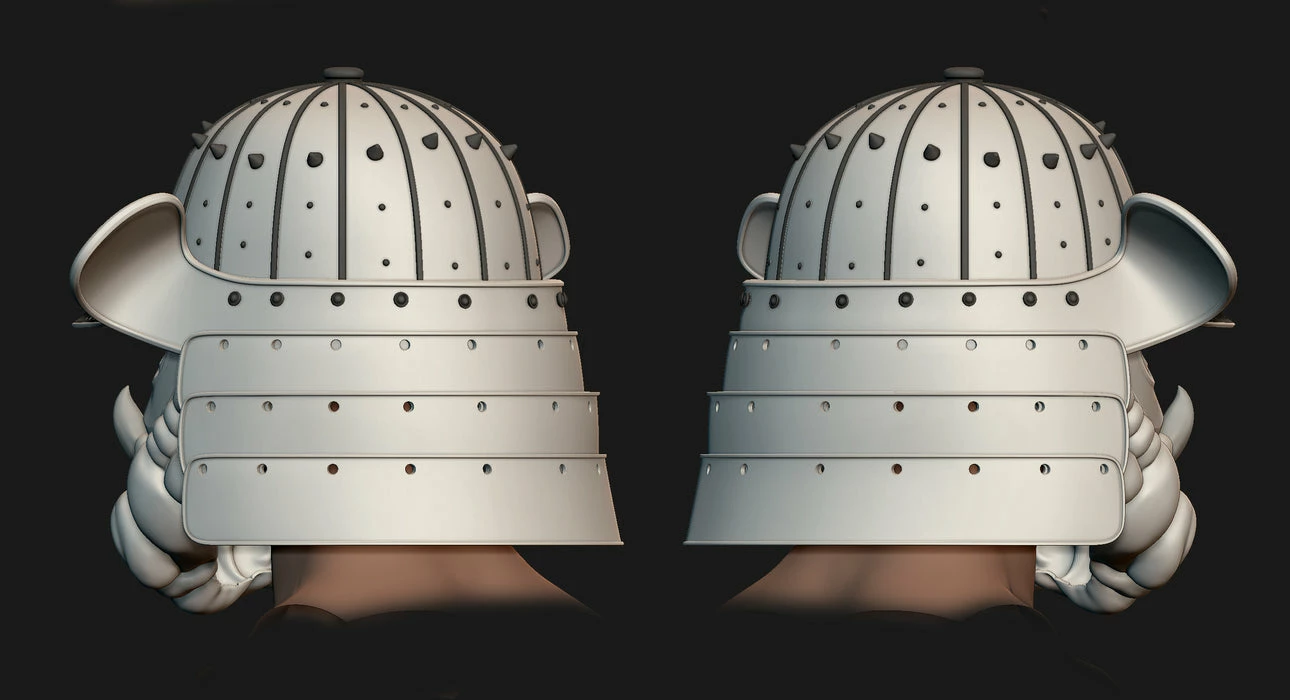 Nikko Industries Stormtrooper Samurai Oni Helmet STL 4 Nikko Industries Stormtrooper Samurai Oni Helmet STL - Image 4