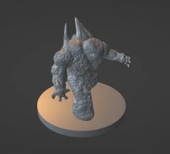 Nikko Industries Rock Golem Miniature STL