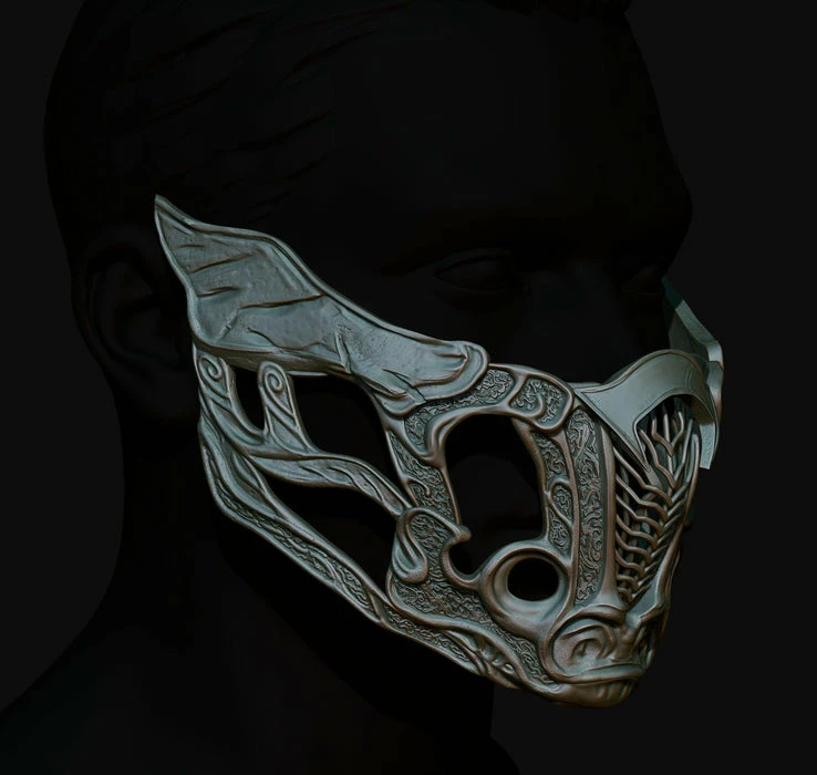 Nikko Industries Sub Zero Mask STL 4 Nikko Industries Sub Zero Mask STL - Image 4