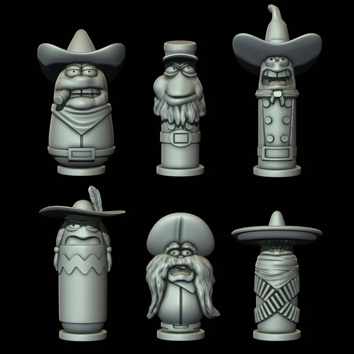 Nikko Industries Toon Gun With Bullets STL 2 Nikko Industries Toon Gun With Bullets STL - Image 2