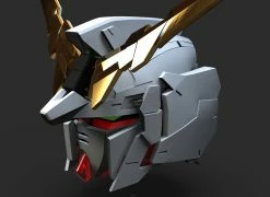 Nikko Industries Gundam Unicorn Helmet STL