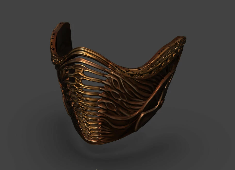 Nikko Industries Noob Saibot Mask STL 3 Nikko Industries Noob Saibot Mask STL - Image 3